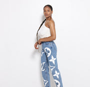 Mixxy Print Jeans